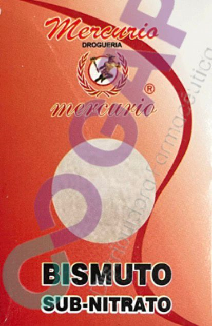 POLVOS DE BISMUTO MERCURIO CAJA C/50 SOBRES