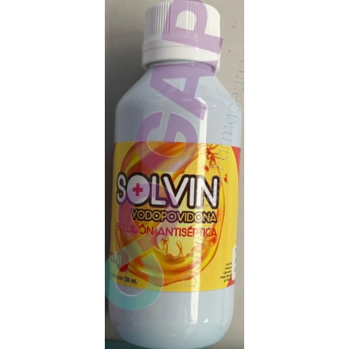 SOLVIN YODOPOVIDONA SOL ANTISEPTICA HERIDAS FCO 120 ML