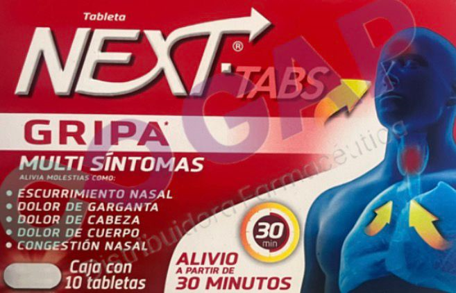 NEXT 10 TABLETAS