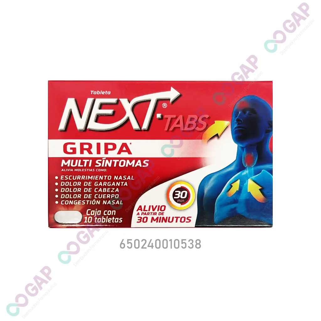 NEXT 10 TABLETAS