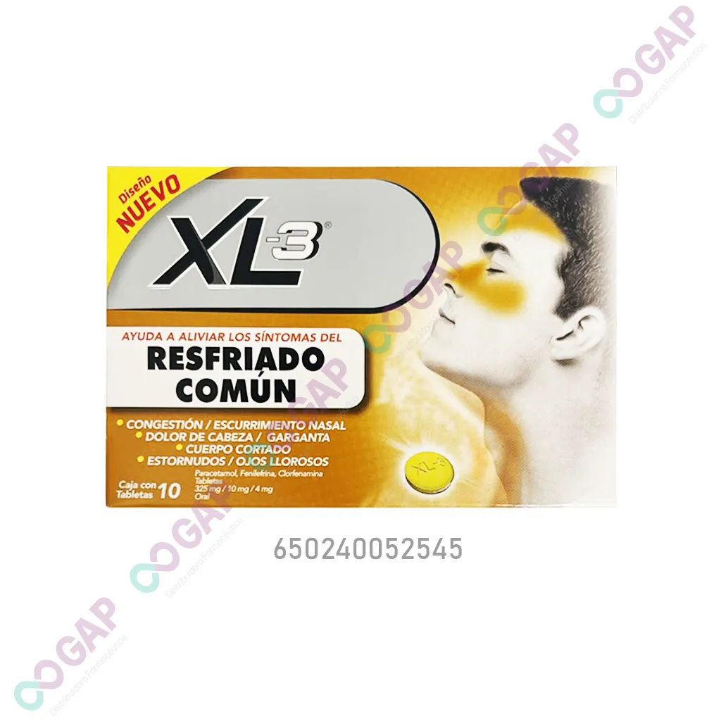XL-3 ANTIGRIPAL 10 TABLETAS