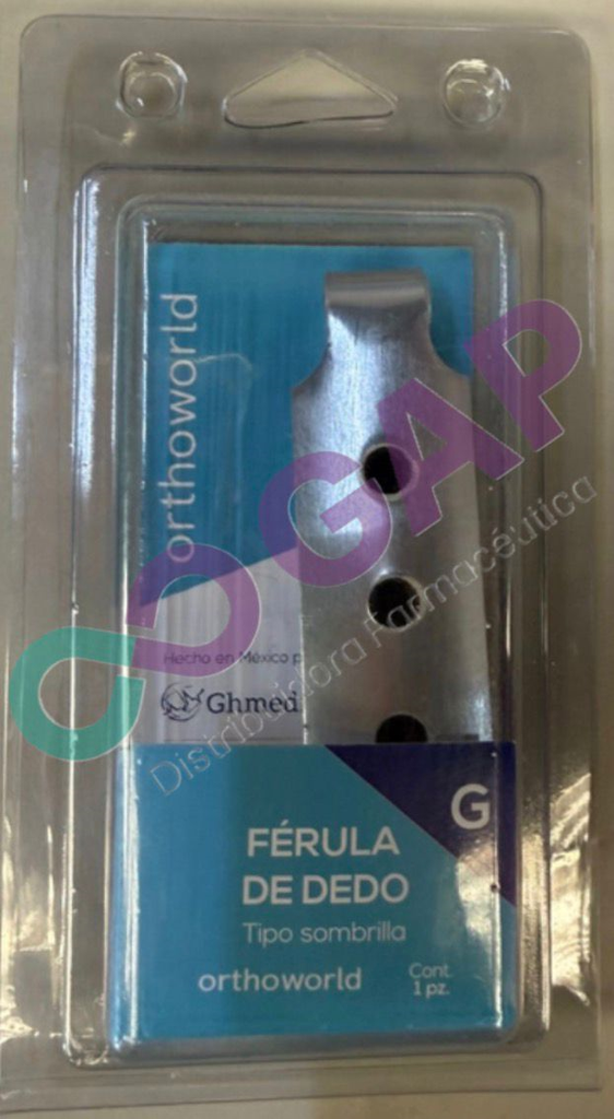 FERULA DE DEDO TIPO SOMBRILLA GRANDE 1 PZA