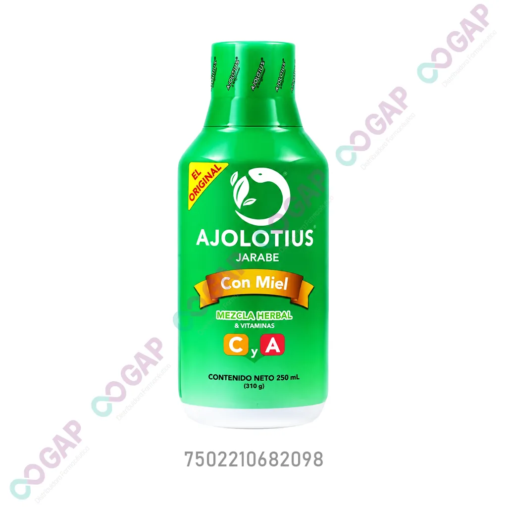 AJOLOTIUS JARABE MIEL 250 ML - 2