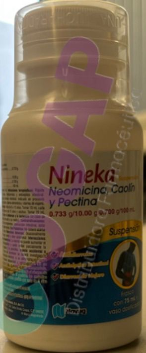 GE NEOMI/CAOLIN/PECTINA NINEKA SUSP FCO 75 ML