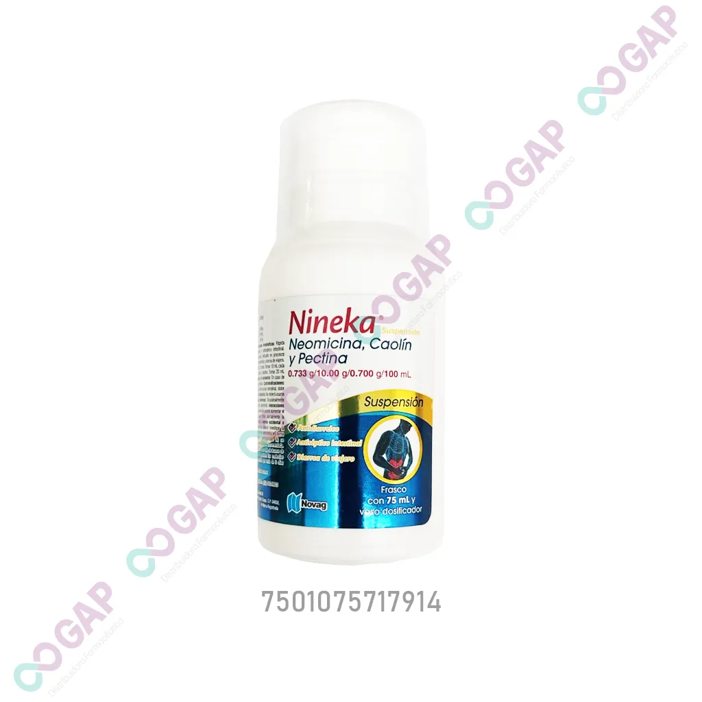 GE NEOMI/CAOLIN/PECTINA NINEKA SUSP FCO 75 ML