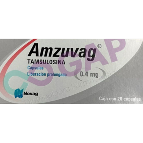GE TAMSULOSINA AMZUVAG 0.4 MG 20 CAPSULAS
