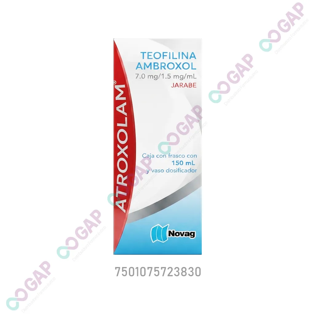 GE TEOFILINA/AMBROXOL ATROXOLAM JARABE FCO 150 ML