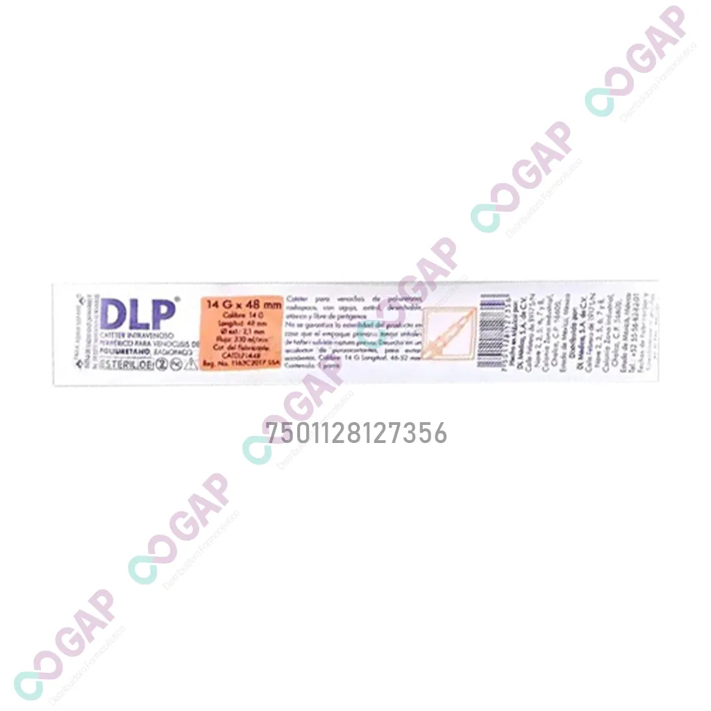 CATETER DLP 14GX48MM NARANJA