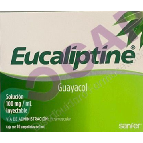 EUCALIPTINE SOL INY C/10 AMP 1 ML