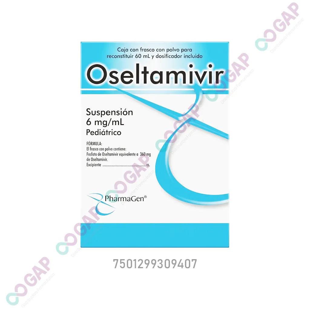 GE OSELTAMIVIR PHARMAGEN SUSP FCO 60 ML