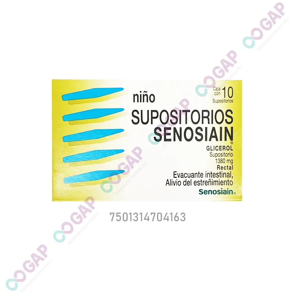 SENOSIAIN SUPOSITORIOS NIÑO C/10 SUP
