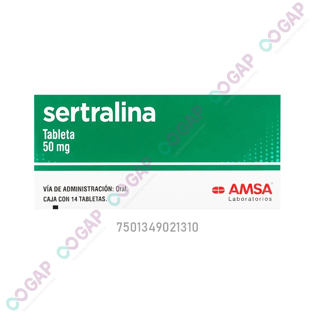 GE SERTRALINA 50MG C/14 TAB AMSA