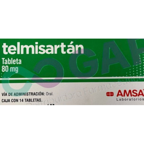 GE TELMISARTAN 80MG C/14 TAB AMSA