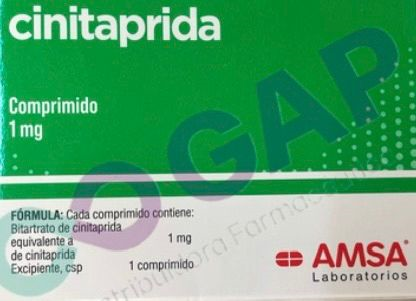 GE CINITAPRIDA AMSA 1 MG 25 COMPRIMIDOS