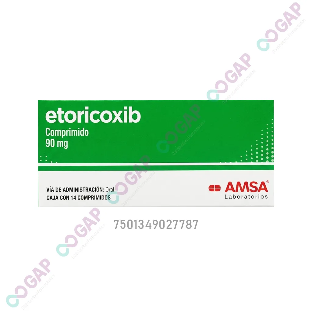GE ETORICOXIB AMSA 90 MG 14 COMPRIMIDOS