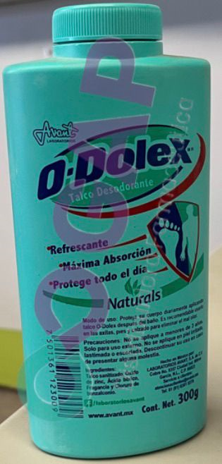 TALCO O-DOLEX NATURALS VERDE 300 G
