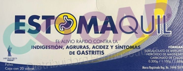 ESTOMAQUIL CAJA C/20 SOBRES 3 G POLVO