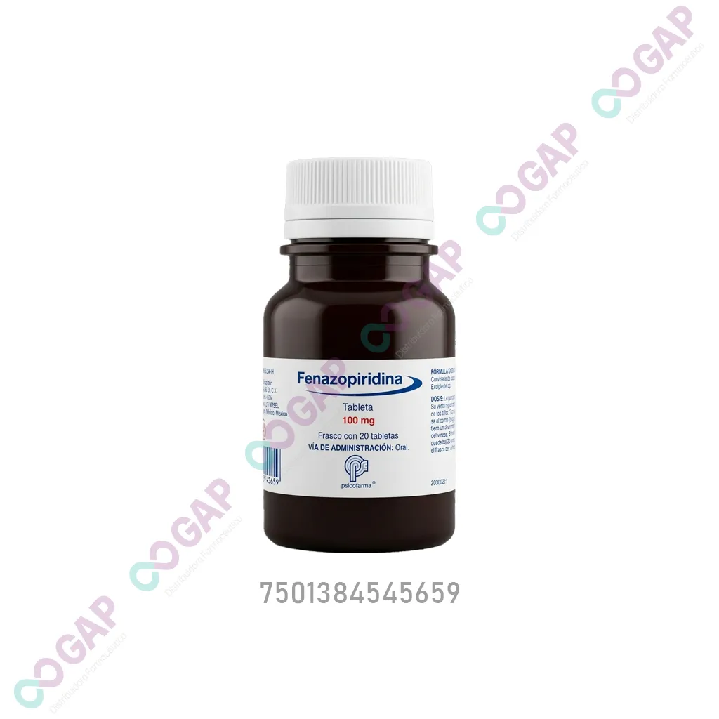 GE FENAZOPIRIDINA 100 MG 20 TABLETAS PSICOFARMA
