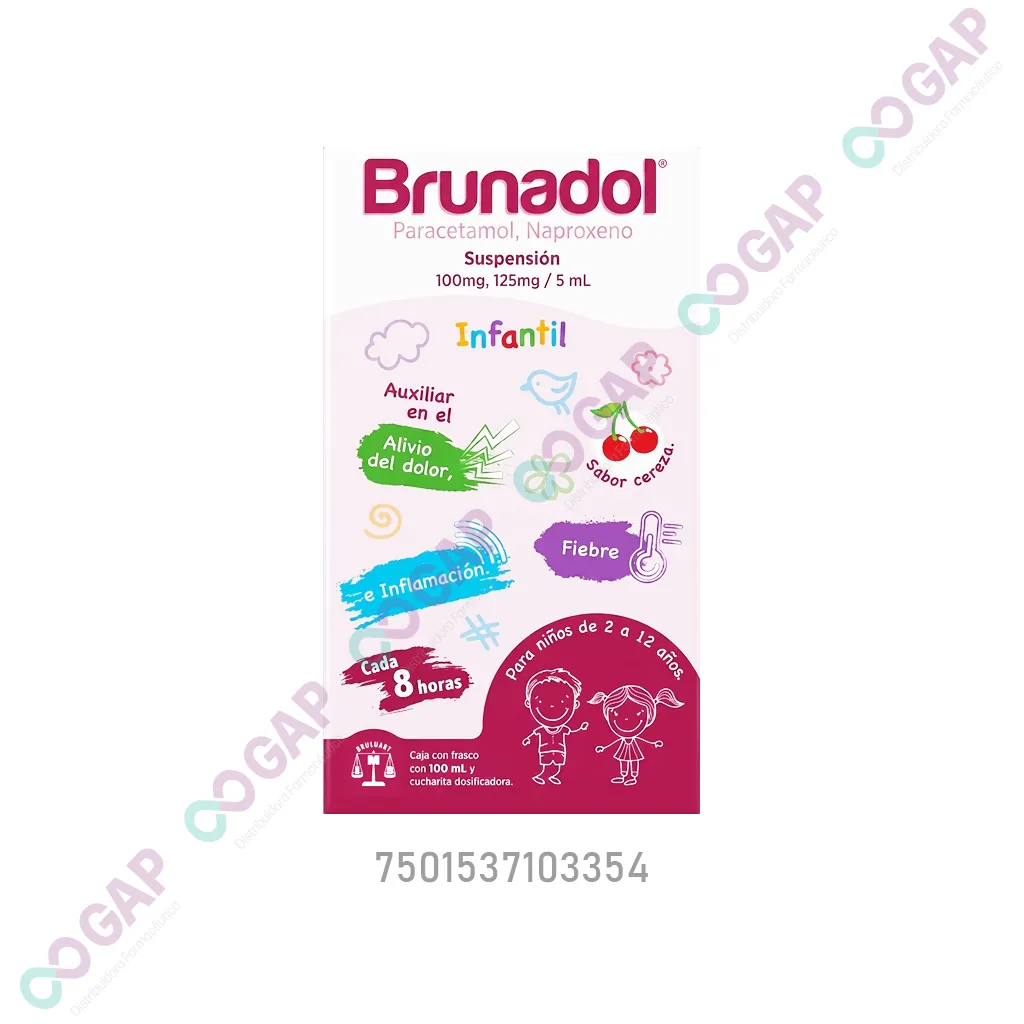 GE NAPROXE/PARACET BRUNADOL SUSP INF 100 ML
