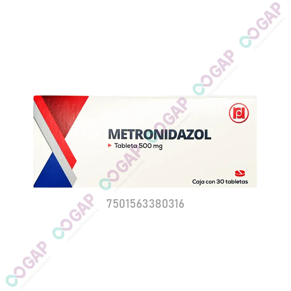 GE METRONIDAZOL RANDALL 500 MG 30 TABLETAS