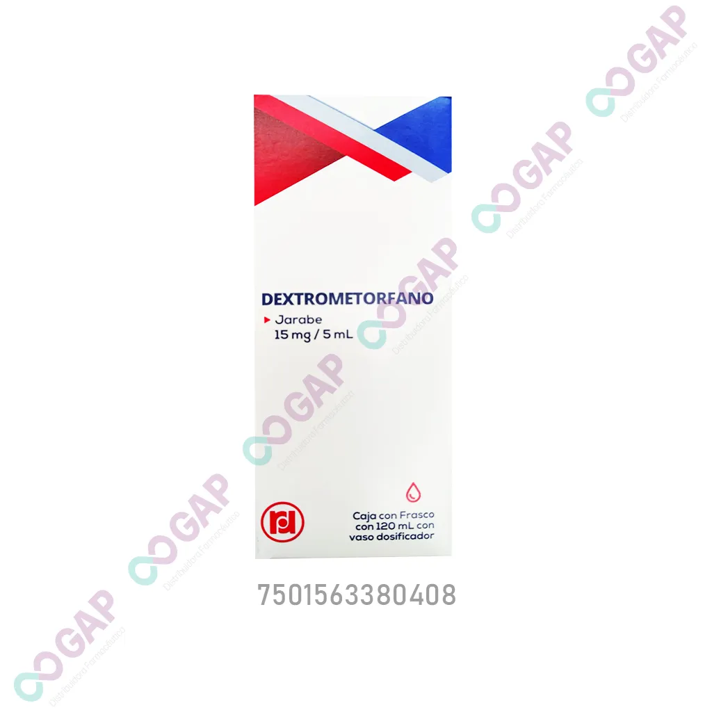 GE DEXTROMETORFANO JARABE 15MG/5ML 120 ML RANDALL