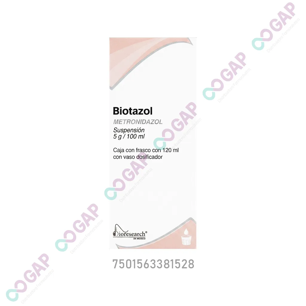 GE METRONIDAZOL BIOTAZOL SUSP 120 ML