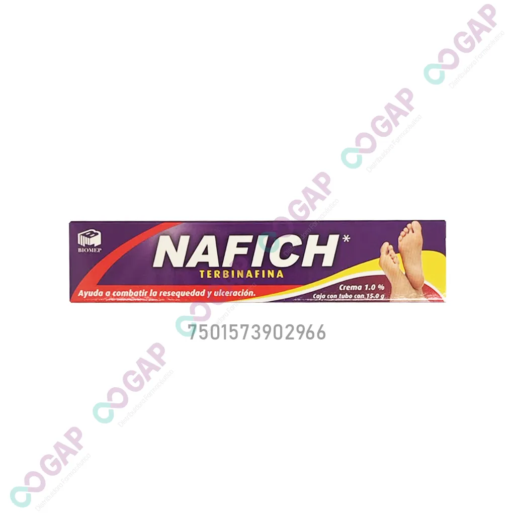 GE TERBINAFINA NAFICH CREMA 1.0% TUBO 15 G