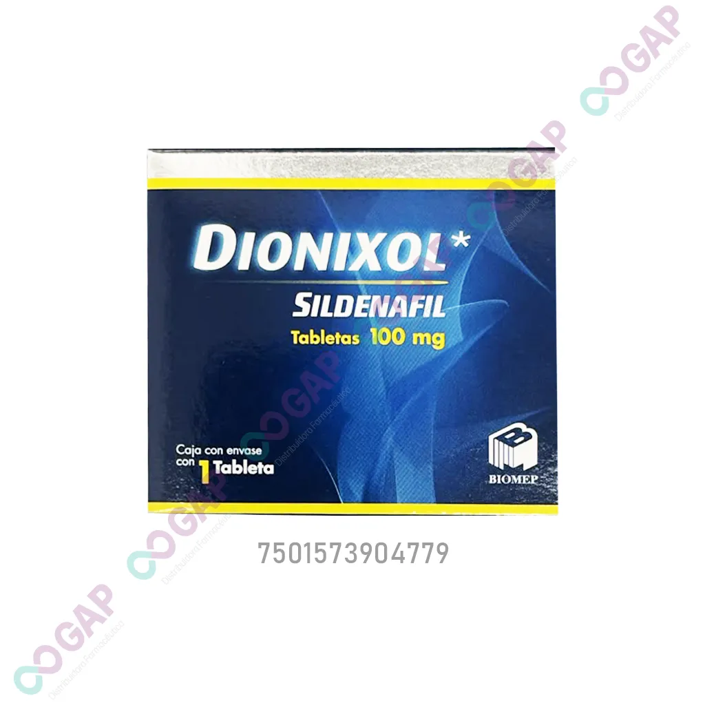 GE SILDENAFIL DIONIXOL 100 MG 1 TABLETA