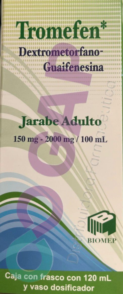 GE DEXTROMETOR/GUAIFENE TROMEFEN JBE AD 120 ML