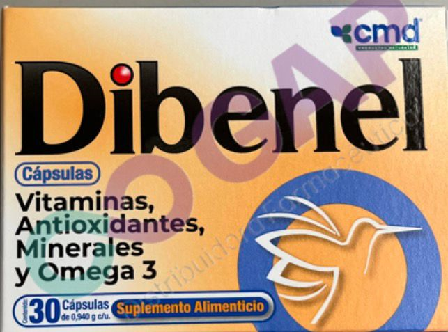 DIBENEL 30 CAPSULAS VITAMINAS Y MINERALES