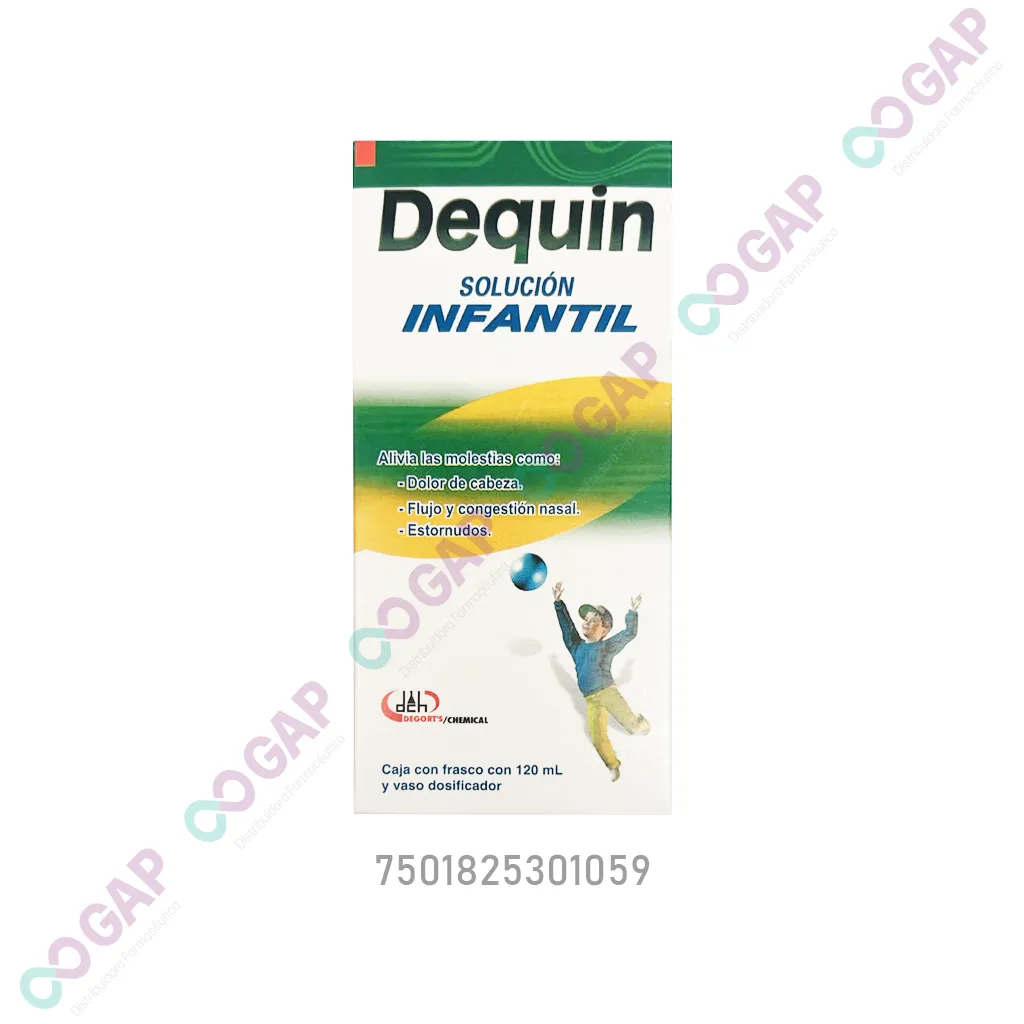 GE GUAIFE/FENILE/CLORFE/PARACE DEQUIN SOL INF 120 ML