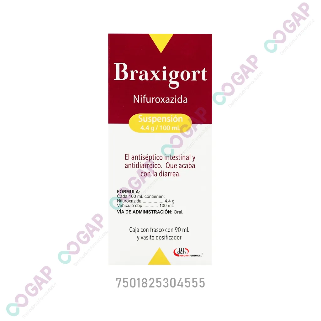 GE NIFUROXAZIDA BRAXIGORT SUSP 90 ML