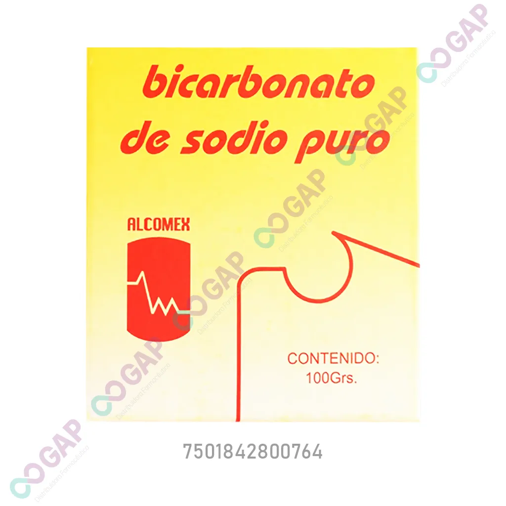 BICARBONATO DE SODIO PURO ALCOMEX CAJA C/100 G