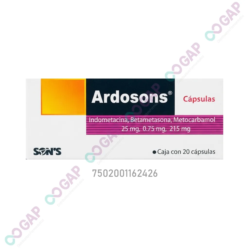 GE INDOM/BETAM/METOC ARDOSONS 20 CAPSULAS