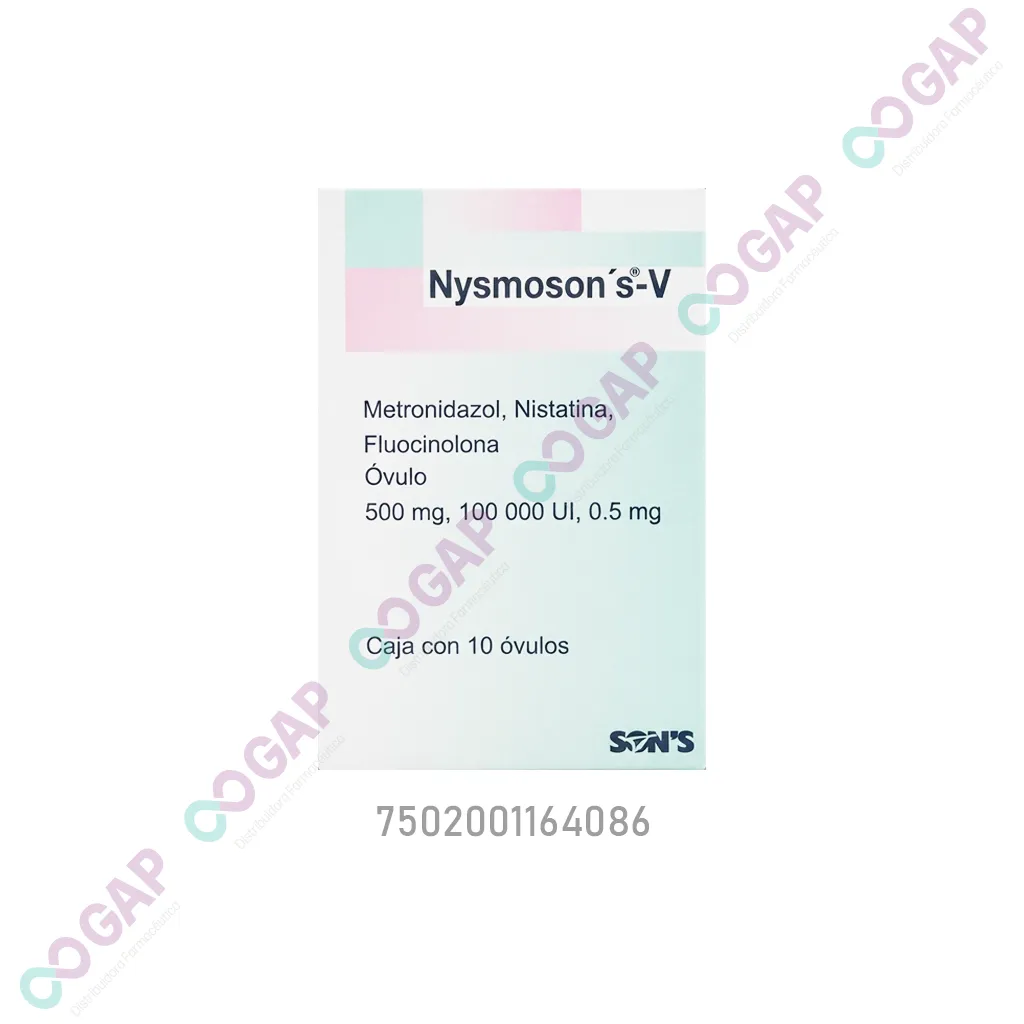 GE METRONI/NISTA/FLUOCINO NYSMOSONS-V 10 OVULOS