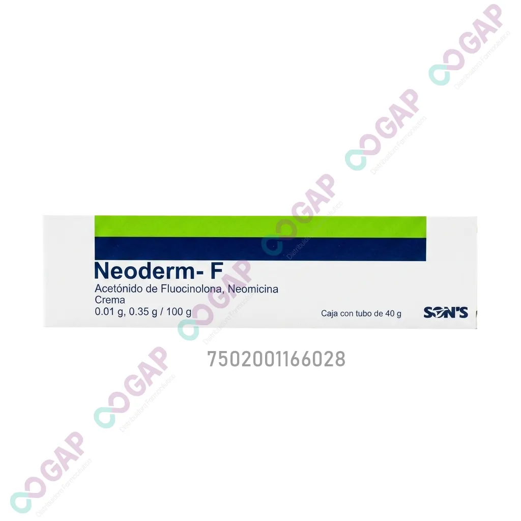GE ACET DE FLUOCINOLONA/NEOMICINA NEODERM-F CREMA TUBO 40 G