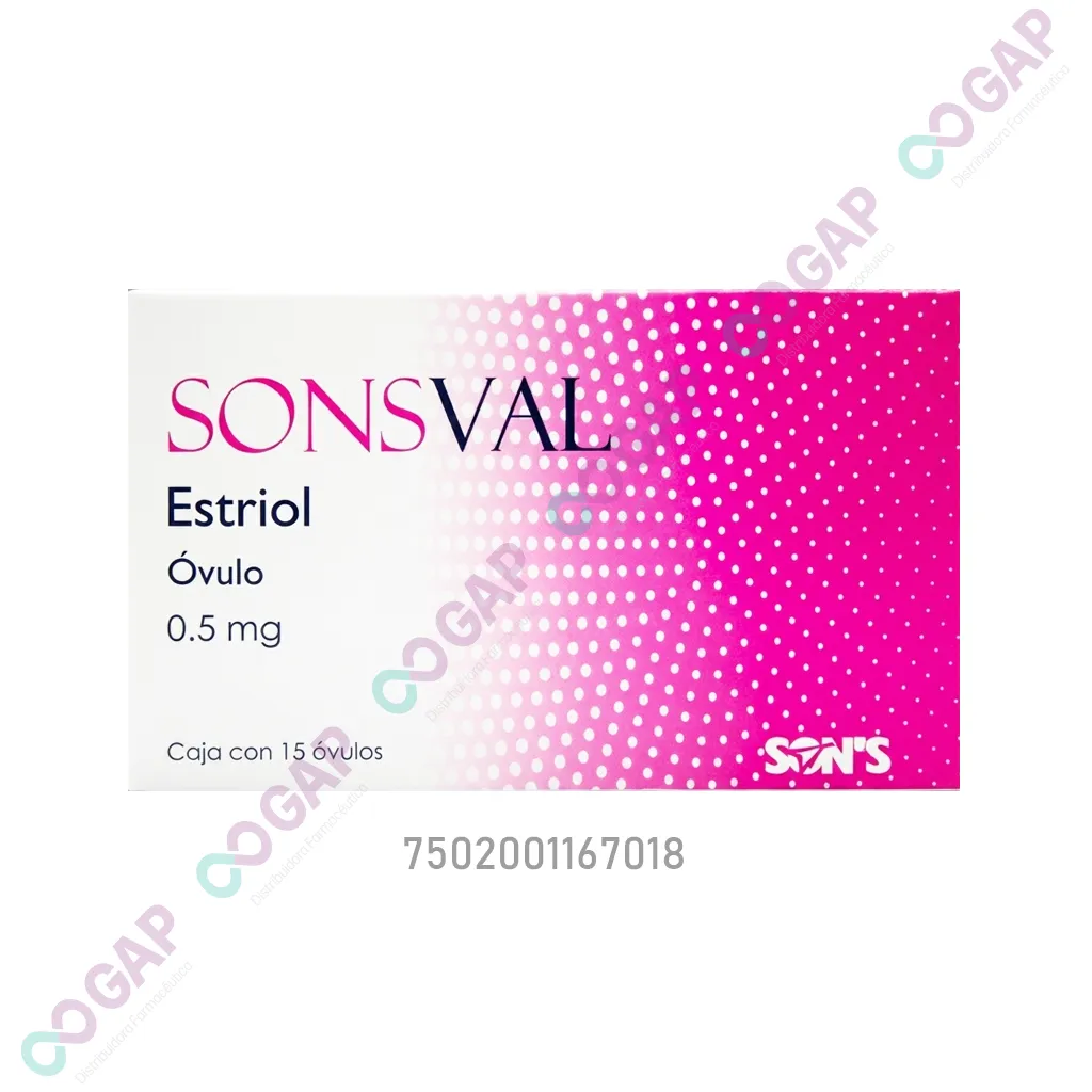 GE ESTRIOL 0.5MG C/15 OV SONSVAL