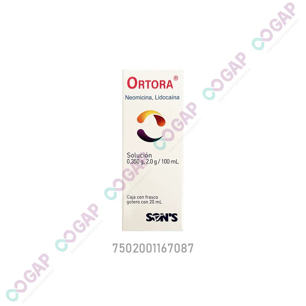 GE NEOMICINA/LIDOCAINA ORTORA SOL OTICA 20 ML