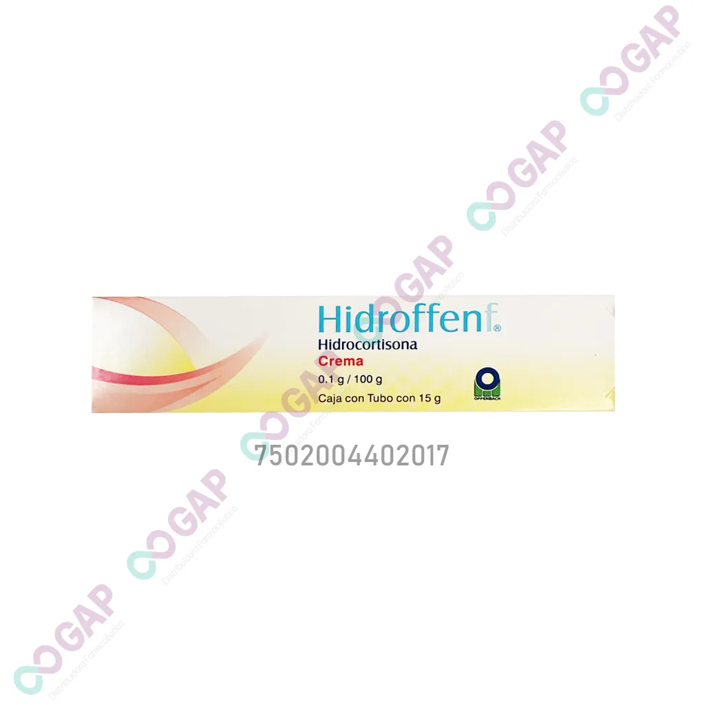 GE HIDROCORTISONA HIDROFFEN CREMA 0.1G/100G TUBO 15 G