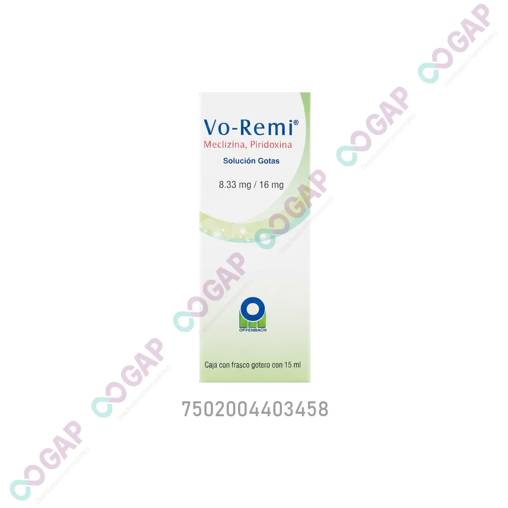GE MECLIZINA/PIRIDOXINA VO-REMI SOL GOTAS 15 ML