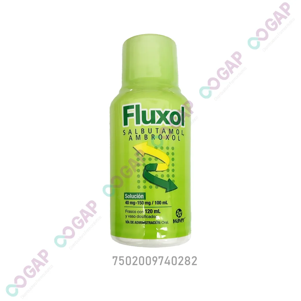 GE AMBROXOL/SALBUTAMOL FLUXOL JARABE 120 ML