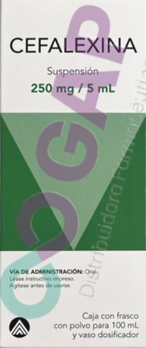 GE CEFALEXINA SUSP 250 MG 100 ML MEDIGEN MAVER