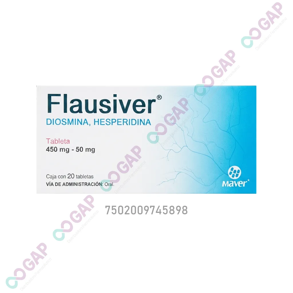 GE DIOSMINA/HESPERIDINA FLAUSIVER 450/50MG 20 TABLETAS