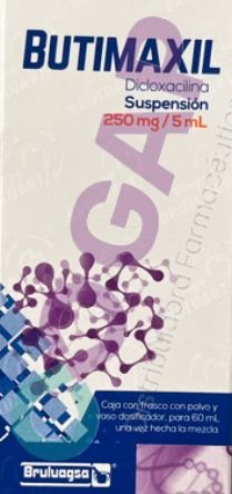 GE DICLOXACILINA BUTIMAXIL SUSP 250 MG FCO 60 ML