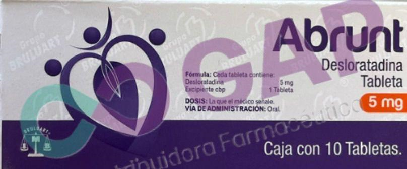 GE DESLORATADINA 5MG C/10 TAB ABRUNT