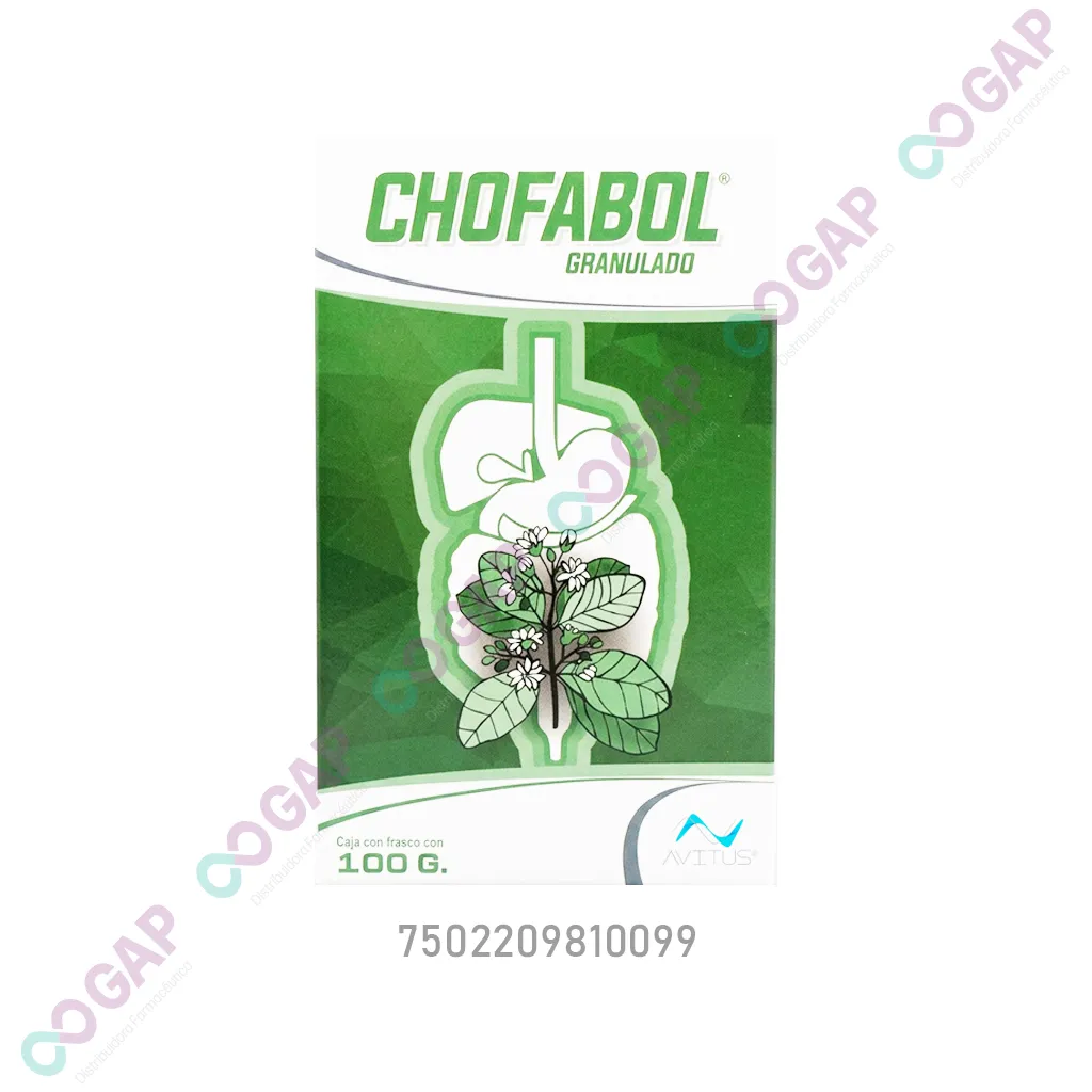 CHOFABOL GRANULADO FCO. C/100 G. 25-1-1-0.05-5 G/100 G.