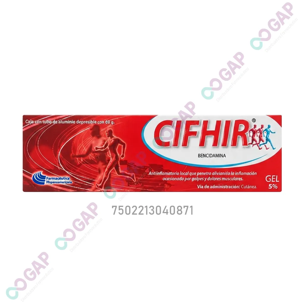 GE BENCIDAMINA CIFHIR GEL 5% TUBO CON 60 G