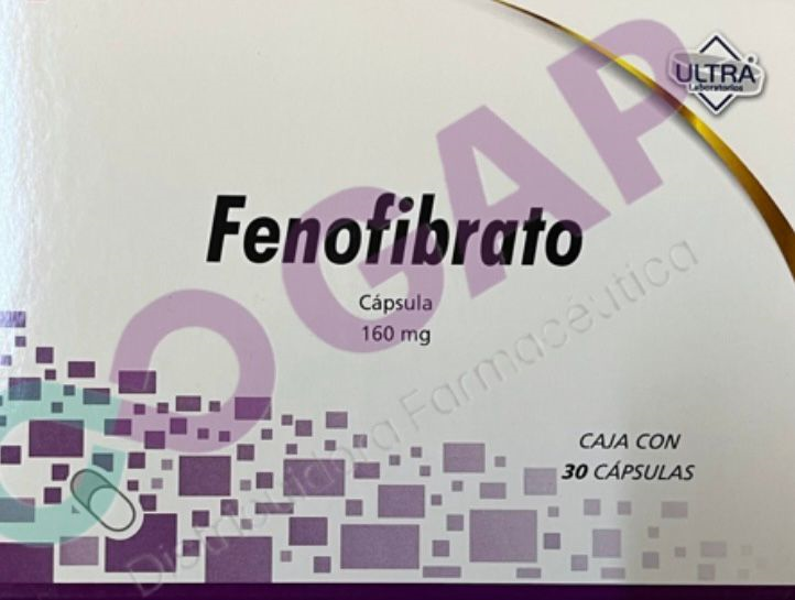 GE FENOFIBRATO ULTRA 160 MG 30 CAPSULAS