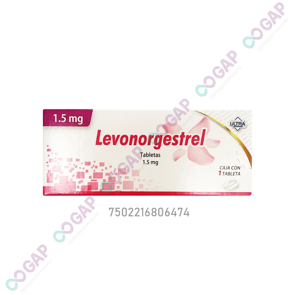GE LEVONORGESTREL ULTRA 1.5 MG CAJA C/1 TABLETA