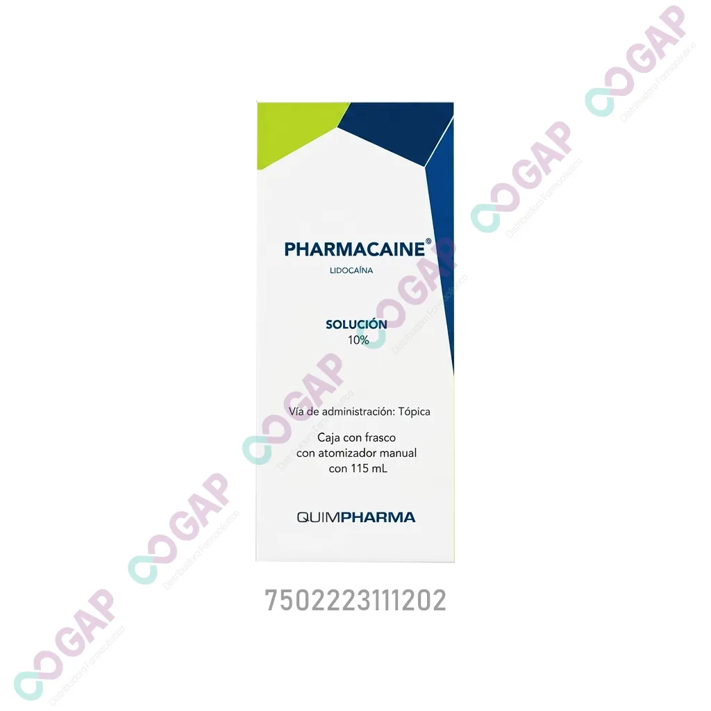 GE LIDOCAINA PHARMACAINE SOL 10% FCO ATOMIZADOR 115 ML